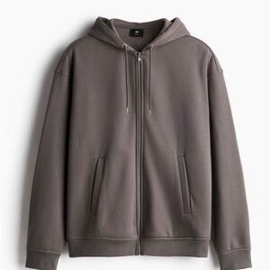H&M Men's Hoodie in Dark Gray